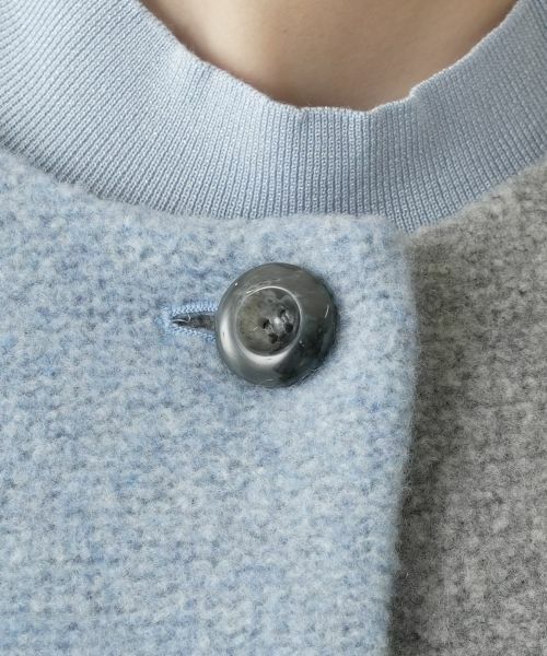 Leilian / レリアン その他アウター | カラーブロックニットコート | 詳細4