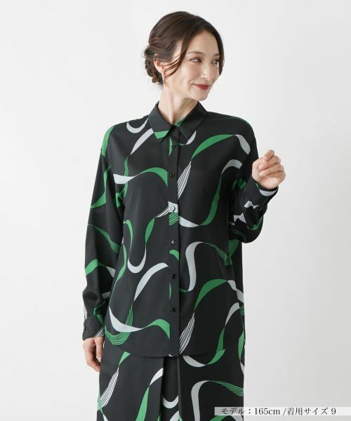 Leilian/レリアン ブラウス ブラック 7(S) Leilian/レリアン ブラウス ブラック 7(S)