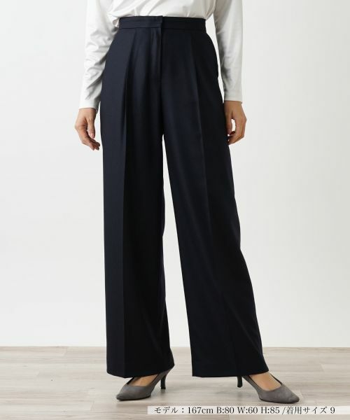 Leilian / レリアン その他パンツ | パンツ(ネイビー)