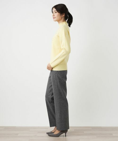 Leilian / レリアン ニット・セーター | ビジューハイネックニット | 詳細12