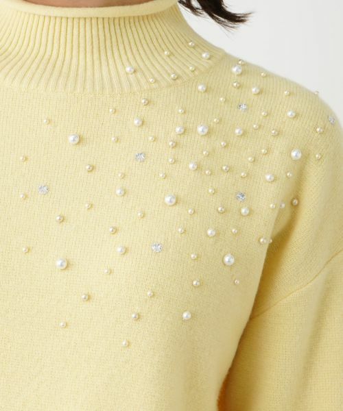Leilian / レリアン ニット・セーター | ビジューハイネックニット | 詳細14