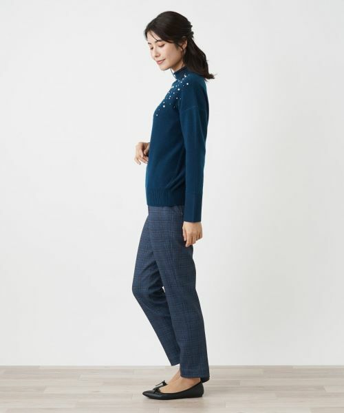 Leilian / レリアン ニット・セーター | ビジューハイネックニット | 詳細17