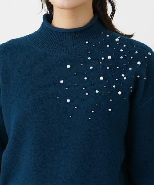 Leilian / レリアン ニット・セーター | ビジューハイネックニット | 詳細22