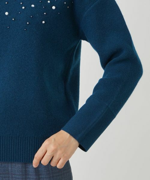 Leilian / レリアン ニット・セーター | ビジューハイネックニット | 詳細25