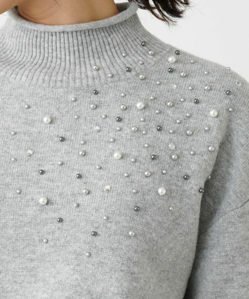 Leilian / レリアン ニット・セーター | ビジューハイネックニット | 詳細9
