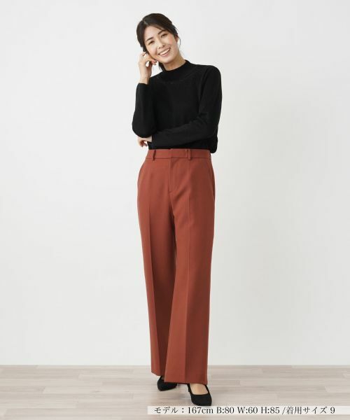 Leilian / レリアン その他パンツ | センタープレスパンツ【Leilian WHITE LABEL】 | 詳細5