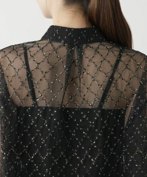 Leilian / レリアン シャツ・ブラウス | チュールブラウス【Leilian WHITE LABEL】 | 詳細13