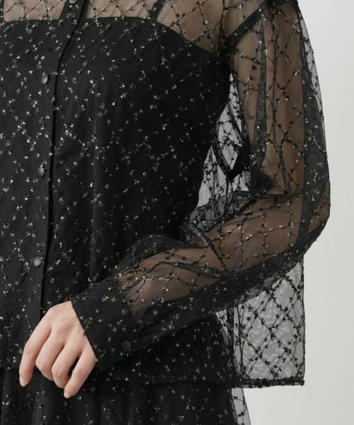 Leilian / レリアン シャツ・ブラウス | チュールブラウス【Leilian WHITE LABEL】 | 詳細14