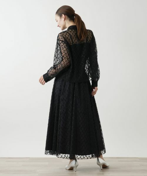 Leilian / レリアン シャツ・ブラウス | チュールブラウス【Leilian WHITE LABEL】 | 詳細3