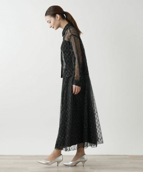 Leilian / レリアン シャツ・ブラウス | チュールブラウス【Leilian WHITE LABEL】 | 詳細7