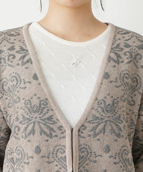 Leilian / レリアン カーディガン・ボレロ | セーター【Leilian WHITE LABEL】 | 詳細12