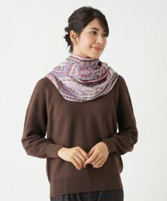 Leilian / レリアン マフラー・ショール・スヌード・ストール | ペイズリー柄シルクカシミヤストール