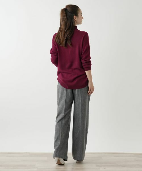 Leilian / レリアン その他パンツ | ピンストライプワイドパンツ【Leilian WHITE LABEL】 | 詳細3