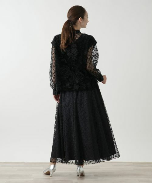 Leilian / レリアン シャツ・ブラウス | フェイクファーベスト【Leilian WHITE LABEL】 | 詳細3