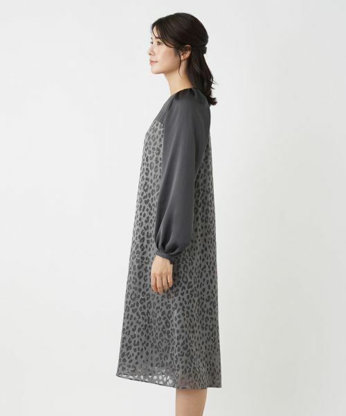 Leilian / レリアン ドレス | 切替サックワンピース | 詳細11