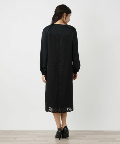 Leilian / レリアン ドレス | 切替サックワンピース | 詳細3