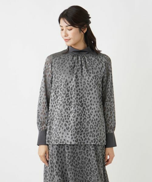 Leilian / レリアン シャツ・ブラウス | スタンドカラーブラウス | 詳細4