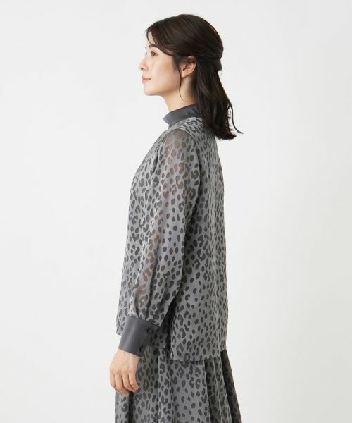 Leilian / レリアン シャツ・ブラウス | スタンドカラーブラウス | 詳細5