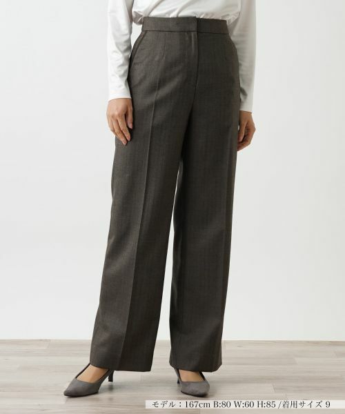 Leilian / レリアン その他パンツ | パンツ(ブラウン)