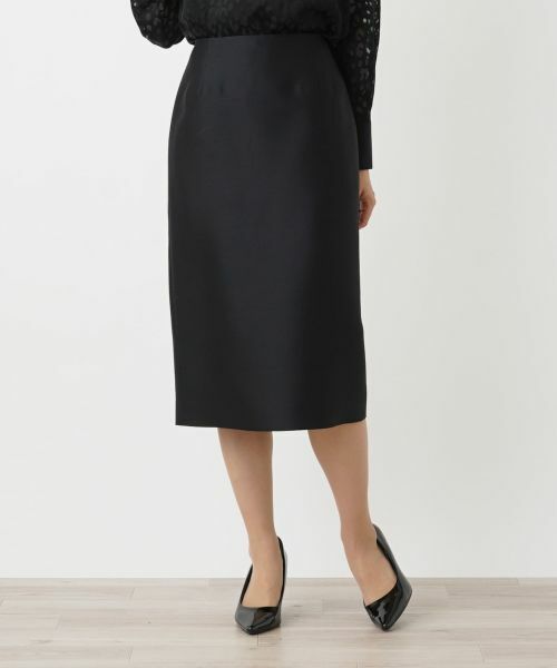 Leilian / レリアン ミニ・ひざ丈スカート | ウエストフリルタイトスカート | 詳細10