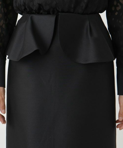 Leilian / レリアン ミニ・ひざ丈スカート | ウエストフリルタイトスカート | 詳細14
