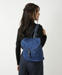 Leilian / レリアン トラベルバッグ | 幾何学柄リュック