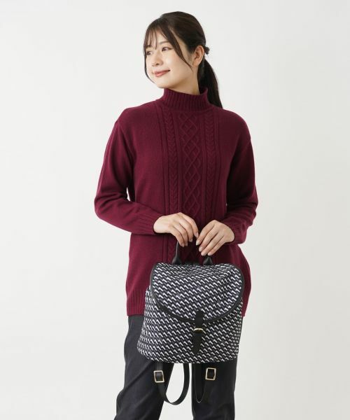 Leilian / レリアン トラベルバッグ | 幾何学柄リュック | 詳細2