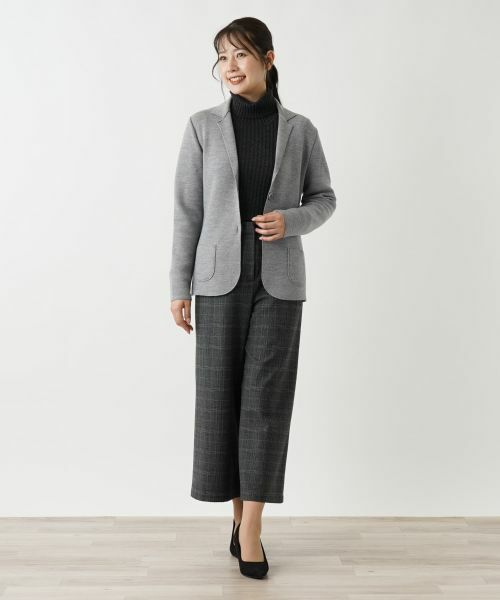 Leilian / レリアン カーディガン・ボレロ | ニットテーラードジャケット | 詳細1