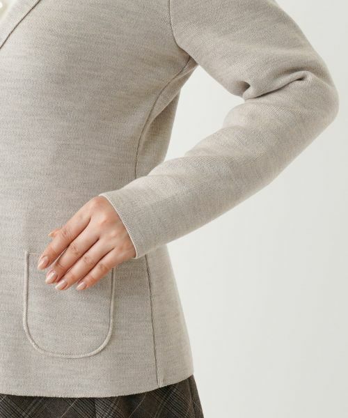 Leilian / レリアン カーディガン・ボレロ | ニットテーラードジャケット | 詳細13