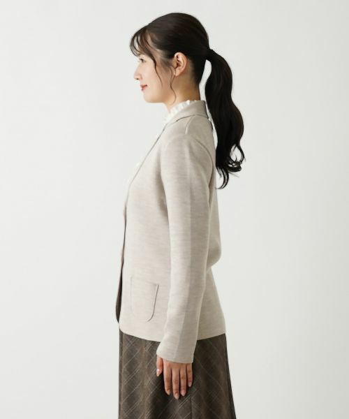 Leilian / レリアン カーディガン・ボレロ | ニットテーラードジャケット | 詳細9