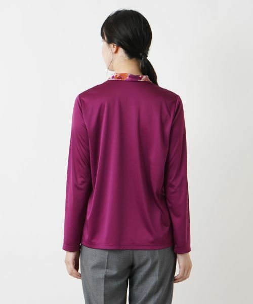 Leilian / レリアン シャツ・ブラウス | フラワー柄ボウタイブラウス | 詳細10