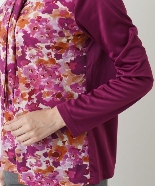 Leilian / レリアン シャツ・ブラウス | フラワー柄ボウタイブラウス | 詳細15