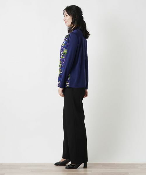 Leilian / レリアン シャツ・ブラウス | フラワー柄ボウタイブラウス | 詳細2