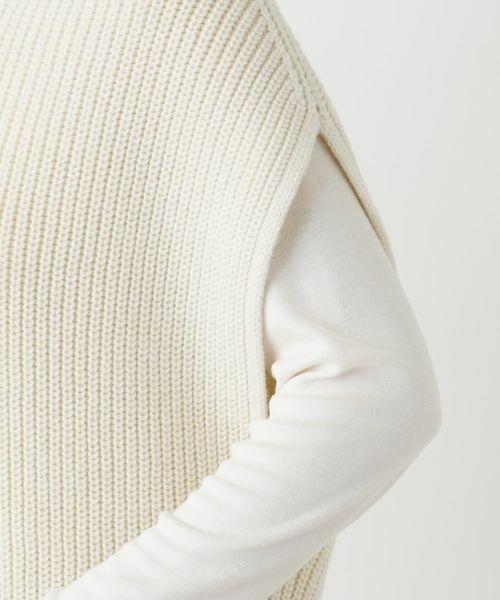 Leilian / レリアン テーラードジャケット | ハイネックニットベスト | 詳細12