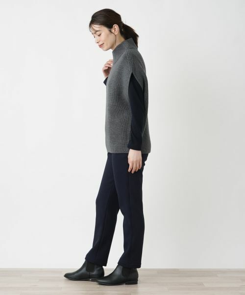 Leilian / レリアン テーラードジャケット | ハイネックニットベスト | 詳細2