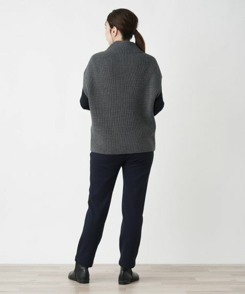 Leilian / レリアン テーラードジャケット | ハイネックニットベスト | 詳細3