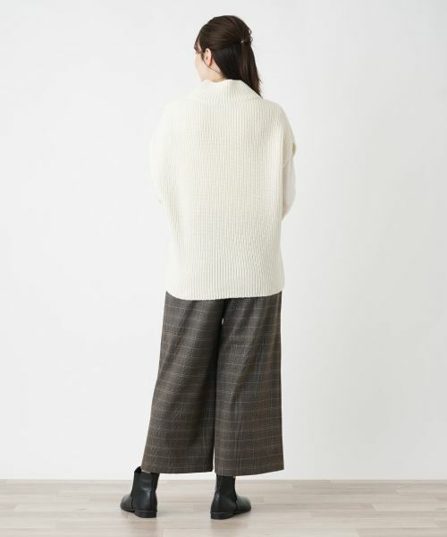 Leilian / レリアン テーラードジャケット | ハイネックニットベスト | 詳細6