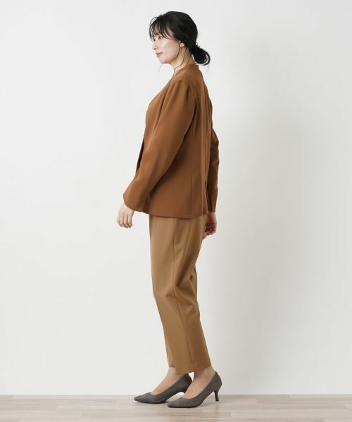 Leilian / レリアン テーラードジャケット | ノーカラージャケット | 詳細2