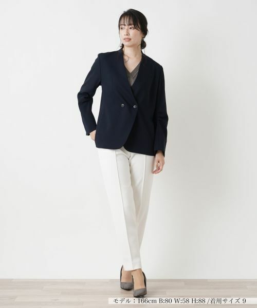 Leilian / レリアン テーラードジャケット | ノーカラージャケット | 詳細5