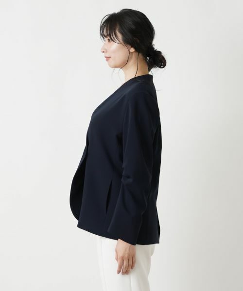 Leilian / レリアン テーラードジャケット | ノーカラージャケット | 詳細9
