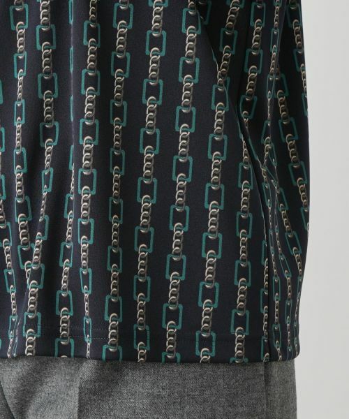 Leilian / レリアン カットソー | チェーン柄ハイネックカットソー | 詳細14