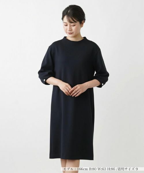 セール】 ボトルネックワンピース【Leilian WHITE LABEL