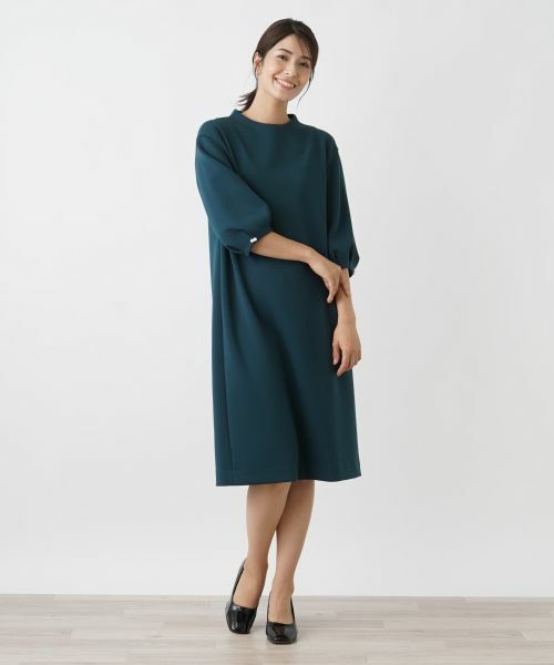 Leilian / レリアン ドレス | ボトルネックワンピース【Leilian WHITE LABEL】 | 詳細1