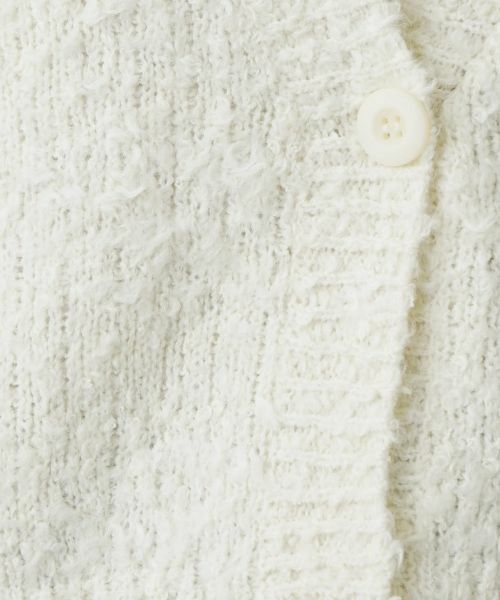 Leilian / レリアン カーディガン・ボレロ | ブークレーVネックカーディガン【Leilian WHITE LABEL】 | 詳細16