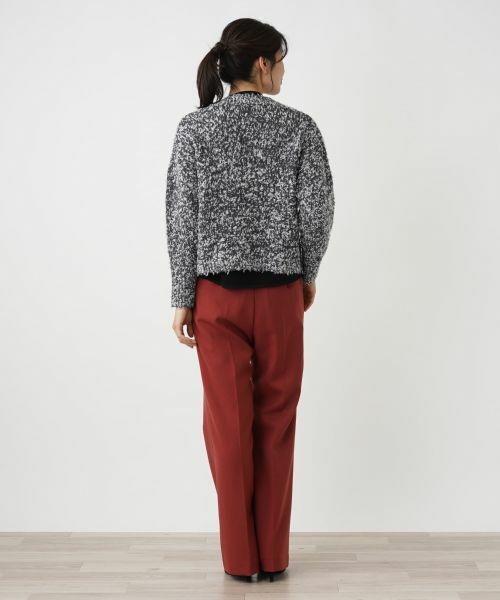 Leilian / レリアン カーディガン・ボレロ | ブークレーVネックカーディガン【Leilian WHITE LABEL】 | 詳細3