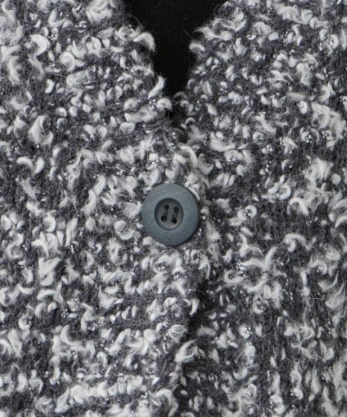 Leilian / レリアン カーディガン・ボレロ | ブークレーVネックカーディガン【Leilian WHITE LABEL】 | 詳細4