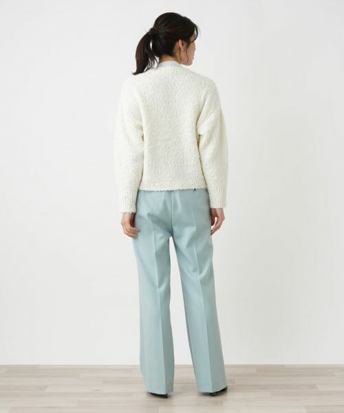 Leilian / レリアン カーディガン・ボレロ | ブークレーVネックカーディガン【Leilian WHITE LABEL】 | 詳細8