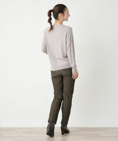 Leilian / レリアン その他パンツ | ストライプスリムパンツ | 詳細3