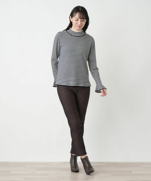 Leilian / レリアン その他パンツ | プリントスリムパンツ | 詳細1