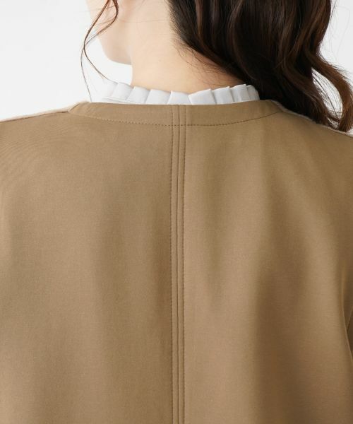 Leilian / レリアン テーラードジャケット | 切替ロングベスト【Leilian WHITE LABEL】 | 詳細13